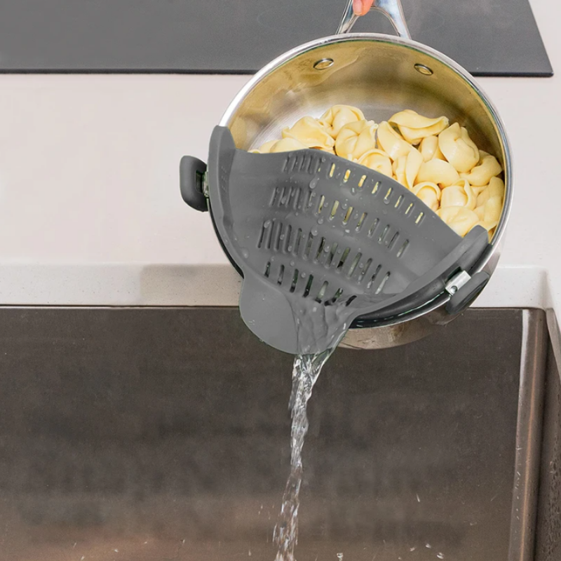 Clip-On Keukenzeef: Dé Afgiethulp Voor Elke Pot En Pan