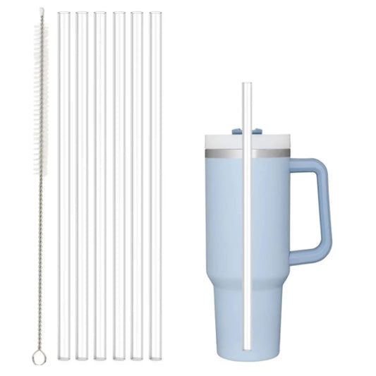 Herbruikbare rietjes met schoonmaakborstel voor Tumbler drinkbeker