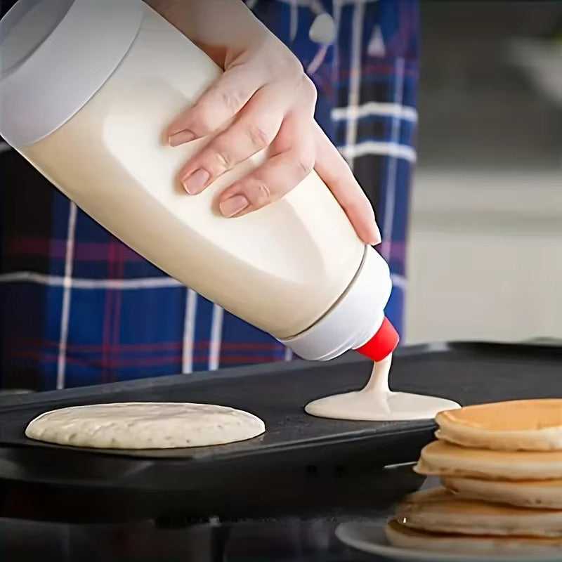 Pannenkoekenbeslag fles - Maak Perfecte Pannenkoeken, Snel en Gemakkelijk!